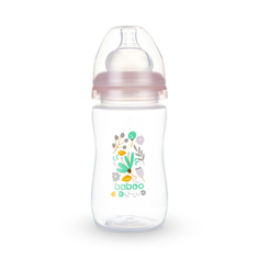 Бутылочка Baboo Flora широкая полипропилен с 3 мес, 230 мл