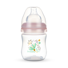 Бутылочка Baboo Flora широкая полипропилен с рождения, 130 мл