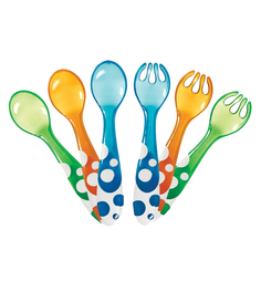 Набор Munchkin столовых приборов Ложки+вилки пластик