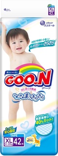 Подгузники Goon XL(4) (12-20 кг) шт.