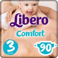 Подгузники Libero Comfort Midi 3 (4-9 кг) шт.
