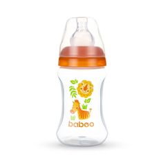 Бутылочка с соской Baboo Safari узкая полипропилен, 150 мл
