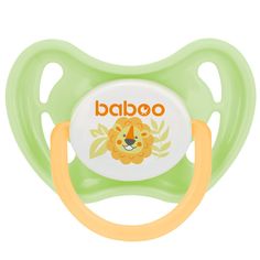 Соска-пустышка Baboo Safari силикон, с 6 месяцев