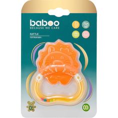 Прорезыватель-погремушка Baboo Лев с рождения