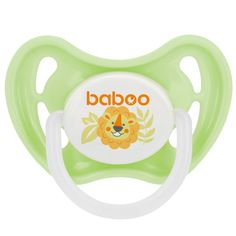Соска-пустышка Baboo круглая, с 6 месяцев