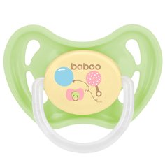 Соска-пустышка Baboo круглая, с 6 месяцев