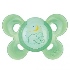 Пустышка Chicco Physio Comfort Night Lumi силикон, с 6 мес