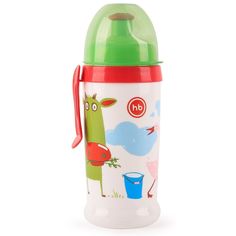 Поильник Happy Baby для кормления с прщепкой, с 12 месяцев