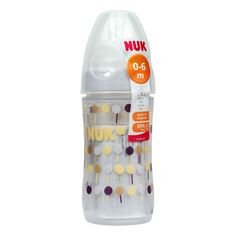 Бутылочка Nuk First Choice Plus New Classic соска FC+ с отверствием М размер 1 полипропилен с рождения, 150 мл