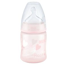 Бутылочка Nuk Baby Rose&Blue соска с отверствием М размер 1 полипропилен с рождения, 150 мл