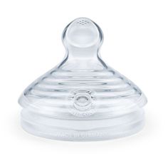 Соска Nuk Nature Sense с отверстием L размер 2, силикон, с 6 месяцев