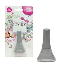 Лак Lucky серебрянный металлик, с 3 лет
