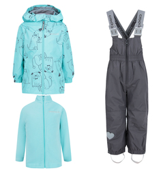 Комплект ветровка/полукомбинезон Crockid