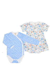 Комплект боди 2 шт Lucky Child Лавандовый пряник