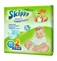 Подгузники Skippy (3-6 кг) шт.