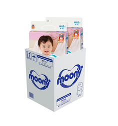 Подгузники Moony Megabox (6-11 кг) шт.