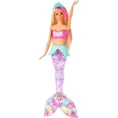 Кукла Barbie Сверкающая русалочка 29 см
