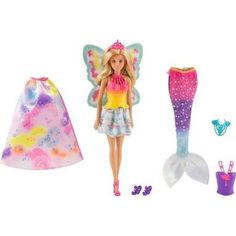 Кукла Barbie Cказочная Принцесса-фея-русалка 29 см