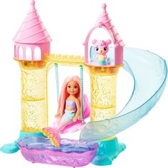 Игровой набор Barbie Замок русалочки Челси 38 см