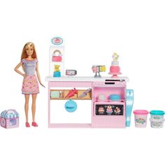 Набор игровой Barbie Кондитерский магазин 32 см