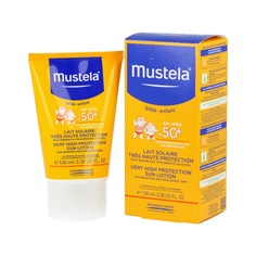 Молочко Mustela солнцезащитное SPF 50+, с рождения, 100 мл