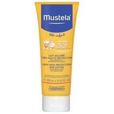 Молочко Mustela солнцезащитное SPF 50+, с рождения, 200 мл