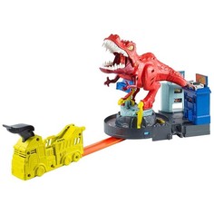 Набор игровой Hot Wheels Яростный Ти-Рекс 25 см