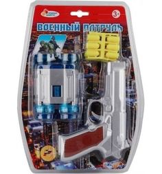Игровой набор Играем Вместе Пистолет с мяшкими пулями и бинокль