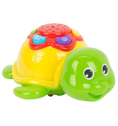 Интерактивная игрушка-ночник Умка Черепашка зелено-желтая