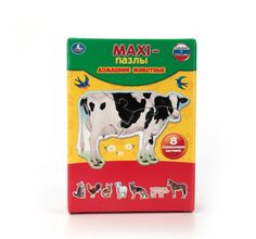 Пазл-макси Умка Домашние животные 8 развивающих картинок карт. кор. из мгк