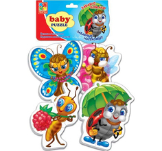 Пазлы мягкие Vladi Toys Насекомые