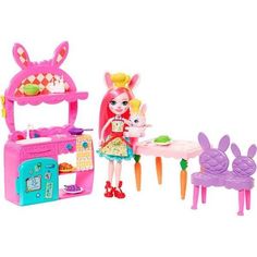 Игровой набор Enchantimals Кухня Бри Кроли 15 см