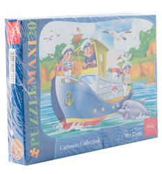 Пазл-макси Hatber Кораблик A5 20 эл 165*230 мм