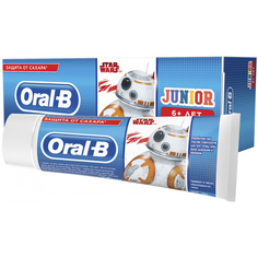 Зубная паста Oral-B Junior Нежная мята, с 6 лет, 75 мл