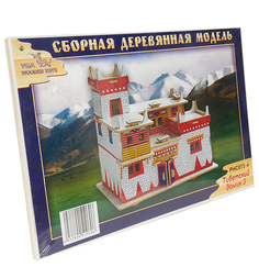 Сборная деревянная модель Wooden Toys Тибетский домик 3