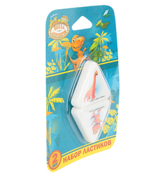 Набор ластиков Action Поезд динозавров 2 шт. Action!