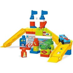 Конструктор Mega Bloks большой с гоночными машинками