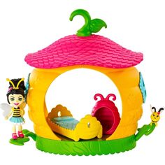 Игровой набор Enchantimals Дом букашек Спальня с куклой Беатрис пчелка