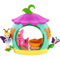 Игровой набор Enchantimals Дом букашек Ванная комната бабочки