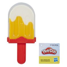 Набор для лепки из пластилина Play-Doh Мороженое бело-оранжевое
