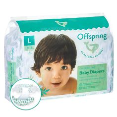 Подгузники Offspring Листочки р. L (9-13 кг) шт.