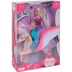 Игровой набор Zhorya для девочек (фиолетово-голубое платье) от 12 до 29 см