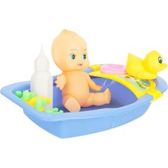 Игровой набор Игруша Купаем пупса цвет: фиолетовый