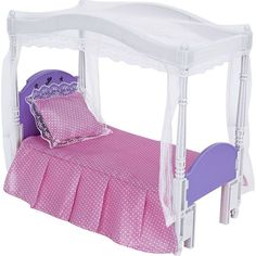 Мебель для куклы S+S Toys кровать с постельным бельем