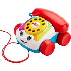 Развивающая игрушка Fisher-Price Говорящий телефон на колесах 16 см