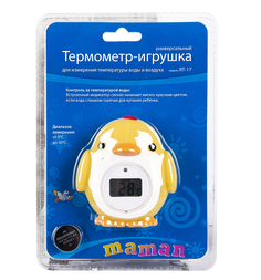 Термометр Цыпленок желтый Maman