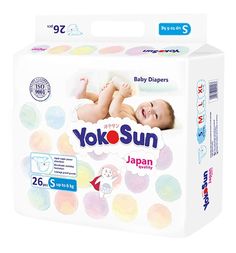 Подгузники Yokosun на липучках S (до 6 кг) шт.