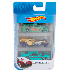 Машинка Hot Wheels Зеленая/золотистая/голубая, 7 см