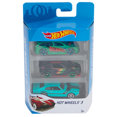 Машинка Hot Wheels Зеленая/черная/бирюзовая, 7 см