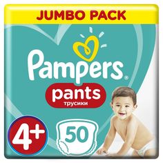 Подгузники-трусики Pampers Pants Maxi Plus р. 4+ (9-15 кг) шт.